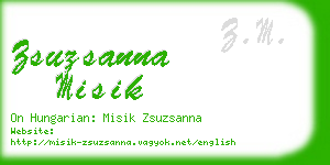 zsuzsanna misik business card